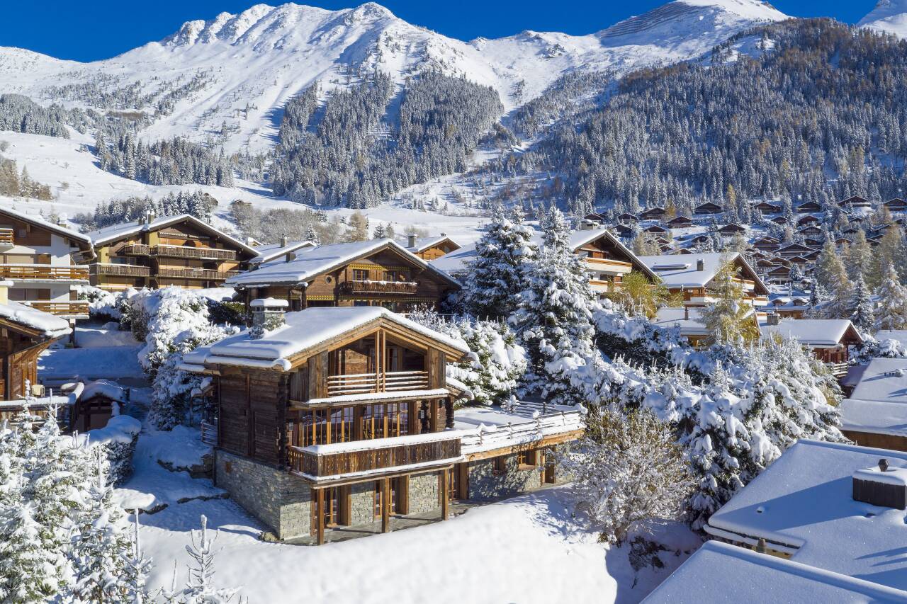 Exterior and location of Chalet Aline in Verbier 