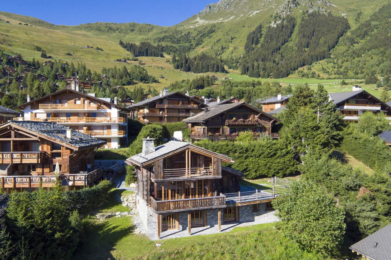 Exterior showing location and views at Chalet Aline in Verbier