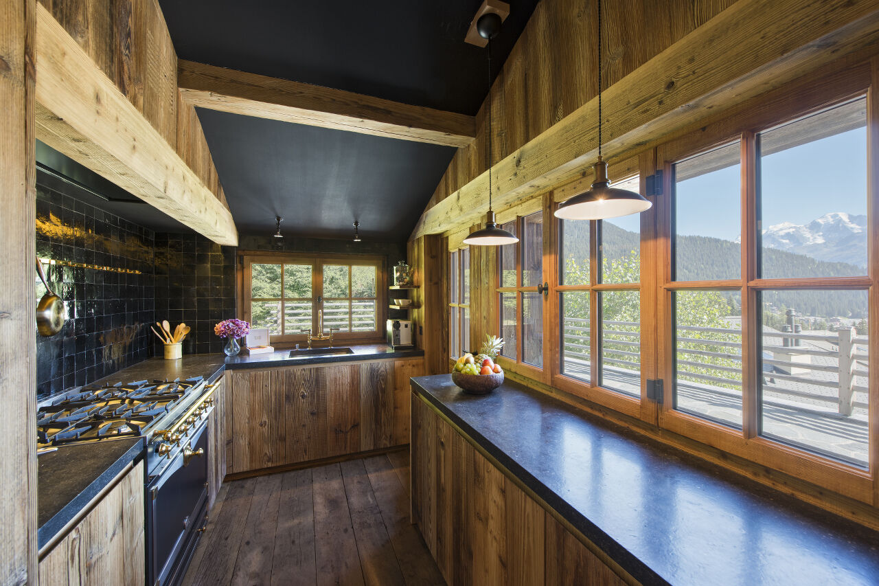 Kitchen at Chalet Aline in Verbier